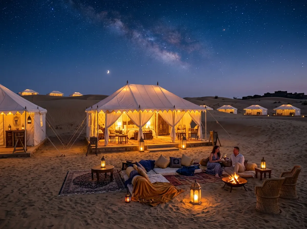 Luxury Swiss Tent Desert Camp Jaisalmer